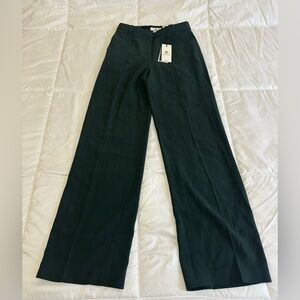 New Babaton Aritzia Agency Pants Sz 0 in Scarab Green